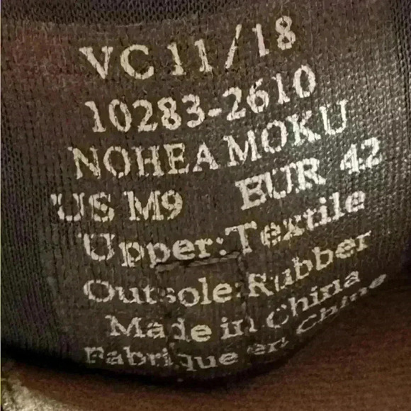 Olukai Men's Nohea Moku Gray Textile Loafers Shoes Size 9 - Picture 7 of 7